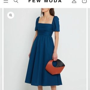 Few Moda O.P.I. River Dress - size 8 - navy/midnight - Reformation manufacturer